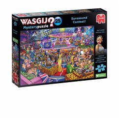 Jumbo 1110100019 - Wasgij Mystery 25, Eurosound Contest!, Comic-Puzzle, 1000 Teile