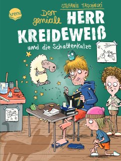 Der geniale Herr Kreideweiß (2). Der geniale Herr Kreideweiß und die Schattenkatze (eBook, ePUB) - Taschinski, Stefanie