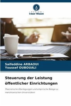 Steuerung der Leistung öffentlicher Einrichtungen - ARBAOUI, Saifeddine;Oubouali, Youssef