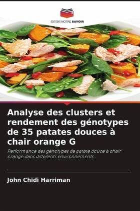 Analyse des clusters et rendement des génotypes de 35 patates douces à chair orange G Analyse des clusters et rendement des génotypes de 35 patates douces à chair orange G