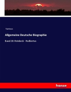 Allgemeine Deutsche Biographie Allgemeine Deutsche Biographie