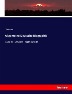 Allgemeine Deutsche Biographie - Various