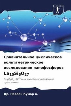 Srawnitel'noe ciklicheskoe wol'tametricheskoe issledowanie nanofosforow La10Si6O27 - A., Dr. Naween Kumar
