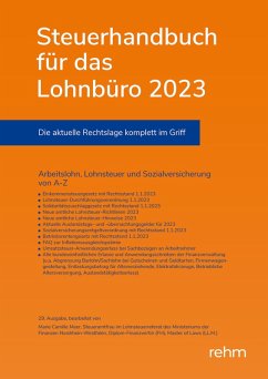 Steuerhandbuch für das Lohnbüro 2023 (E-Book EPUB) (eBook, ePUB) - Meer, Marie Camille