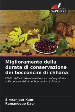 Miglioramento della durata di conservazione dei bocconcini di chhana - Kaur, Simranjeet;Kaur, Ramandeep