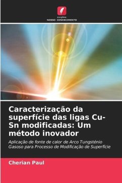 Caracterização da superfície das ligas Cu-Sn modificadas: Um método inovador - Paul, Cherian