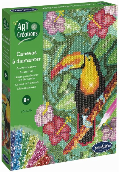 Sentosphere Strasssteinbild Tukan