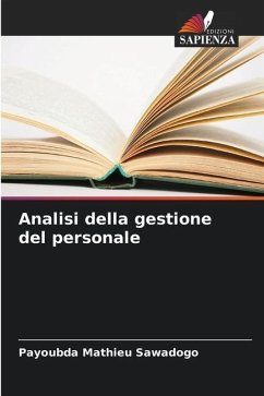 Analisi della gestione del personale - Sawadogo, Payoubda Mathieu