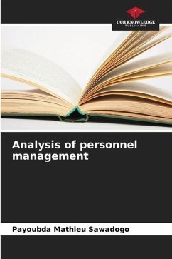 Analysis of personnel management - Sawadogo, Payoubda Mathieu