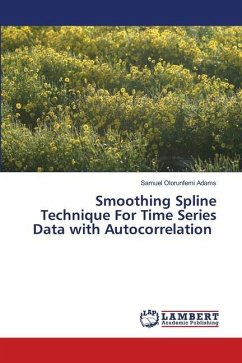 Smoothing Spline Technique For Time Series Data with Autocorrelation