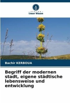 Begriff der modernen stadt, eigene städtische lebensweise und entwicklung - KERBOUA, Bachir