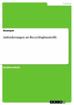 Anforderungen an Recyclingbaustoffe (eBook, PDF)