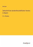 Zeitschrift des landwirthschaftlichen Vereins in Bayern