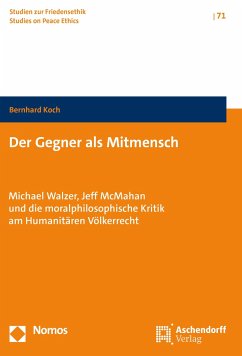 Der Gegner als Mitmensch - Koch, Bernhard