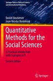 Quantitative Methods for the Social Sciences