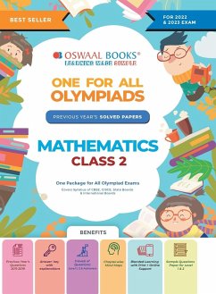 Oswaal One For All Olympiad Previous Years' Solved Papers, Class-2 Mathematics Book (For 2022-23 Exam) - Oswaal Editorial Board