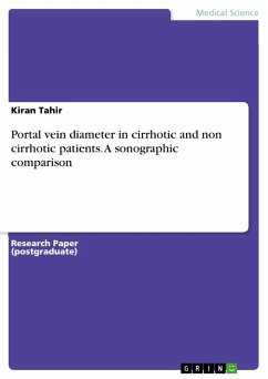 Portal vein diameter in cirrhotic and non cirrhotic patients. A sonographic comparison