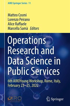 Operations Research and Data Science in Public Services