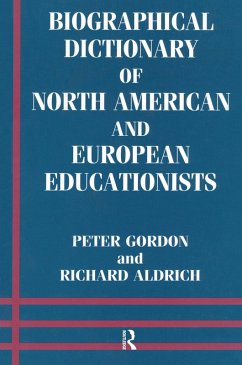 Cover Biographical Dictionary of North American and European Educationists (eBook, ePUB)