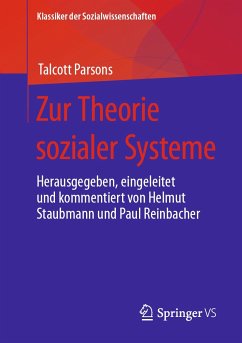 Zur Theorie sozialer Systeme (eBook, PDF) - Parsons, Talcott