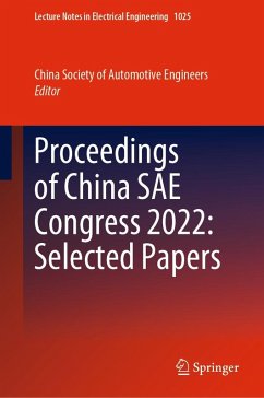 Cover Proceedings of China SAE Congress 2022: Selected Papers (eBook, PDF)