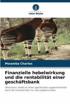 Finanzielle hebelwirkung und die rentabilität einer geschäftsbank - Charles, Mwamba