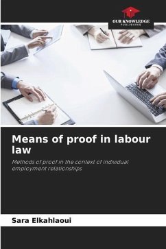 Means of proof in labour law - Elkahlaoui, Sara