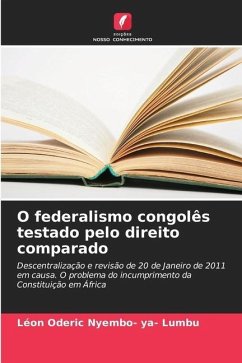 O federalismo congolês testado pelo direito comparado - Nyembo- ya- Lumbu, Léon Oderic