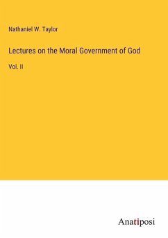 Cover Lectures on the Moral Government of God