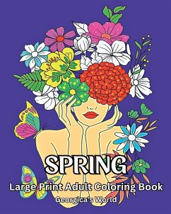 Spring Large Print Adult Coloring Book - Yunaizar88