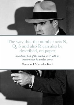 The way that the number sets N, Q, S and also R can also be described, on paper, as a decent part of the number set T with an interpretation in number theory - Bosch, Alexander P M van den