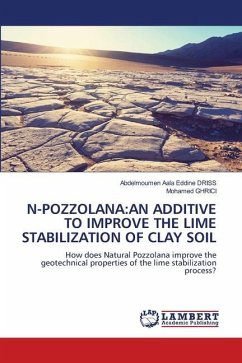 N-POZZOLANA:AN ADDITIVE TO IMPROVE THE LIME STABILIZATION OF CLAY SOIL - DRISS, Abdelmoumen Aala Eddine;GHRICI, Mohamed