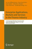 Enterprise Applications, Markets and Services in the Finance Industry (eBook, PDF)