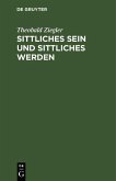 Sittliches Sein und sittliches Werden (eBook, PDF)