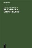 Reform des Strafrechts (eBook, PDF)