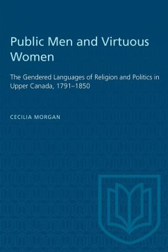 Public Men and Virtuous Women - Morgan, Cecilia