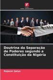 Doutrina da Separação de Poderes segundo a Constituição da Nigéria