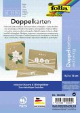 Folia Klappkarten 220g/m², 10,5x15cm, 5 Karten&Kuverts&Einlagen, natronbraun Folia Klappkarten 220g/m², 10,5x15cm, 5 Karten&Kuverts&Einlagen, natronbraun