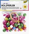 Folia Holzperlen BUNT RUND, 60g/>85... - Bild 1