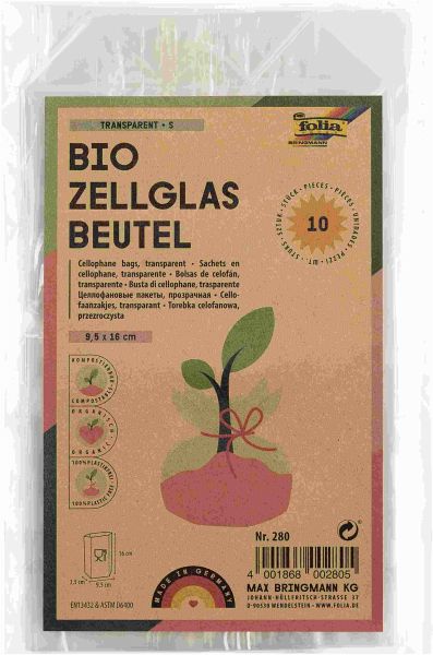 Folia Bio Zellglasbeutel S Folia Bio Zellglasbeutel S