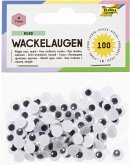 Folia Wackelaugen RUND, 7mm, 100 Stück, weiß