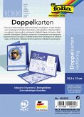Folia Klappkarten 220g/m², 10,5x15cm, 5 Karten&Kuverts&Einlagen, königsblau