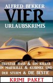 Vier Urlaubskrimis: Tiefster Hass & Ein Killer in Marseille & Kubinke und der Sturm & Die Bestie (eBook, ePUB)