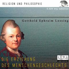 Die Erziehung des Menschengeschlechts (MP3-Download) - Lessing, Gotthold Ephraim