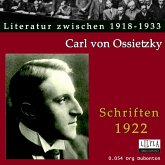 Schriften 1922 (MP3-Download)