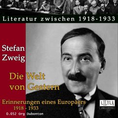 Die Welt von Gestern (MP3-Download) - Zweig, Stefan