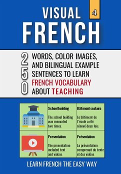 Visual French 4 - Teaching - 250 Words, 250 Images, and 250 Examples Sentences to Learn French the Easy Way (eBook, ePUB) - Lang, Mike