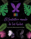 El fantástico mundo de las hadas   Libro de colorear   Escenas mitológicas de hadas para adolescentes y adultos