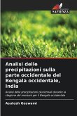 Analisi delle precipitazioni sulla parte occidentale del Bengala occidentale, India
