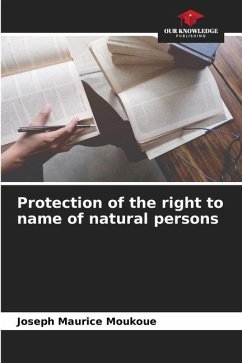 Protection of the right to name of natural persons - Moukoue, Joseph Maurice